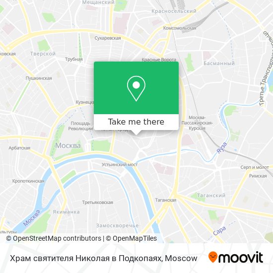 Храм святителя Николая в Подкопаях map