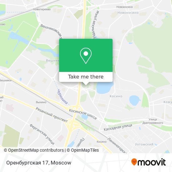 Оренбургская 17 map