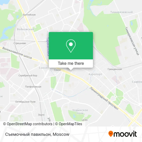 Съемочный павильон map