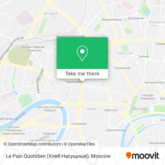 Le Pain Quotidien (Хлеб Насущный) map