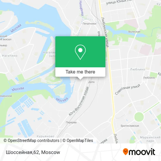 Шоссейная,62 map