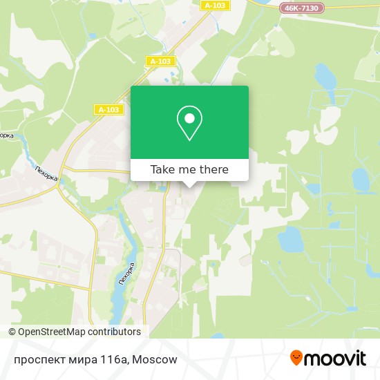 проспект мира 116а map