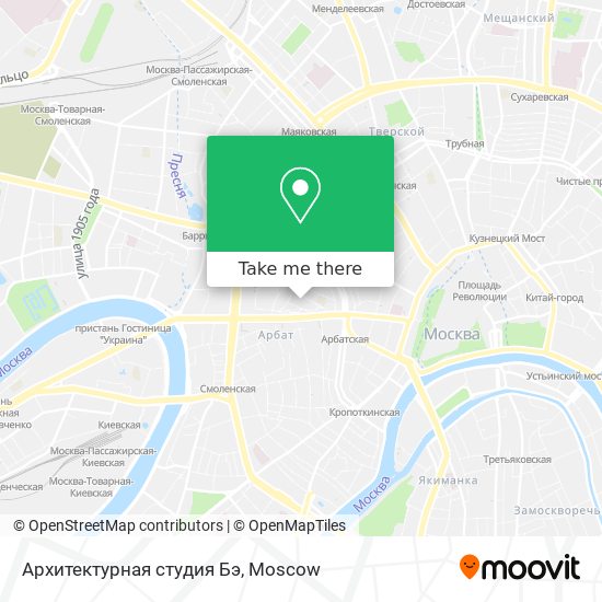 Архитектурная студия Бэ map