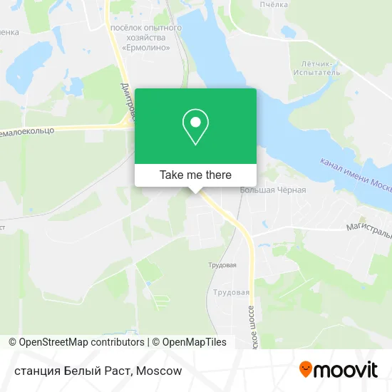 станция Белый Раст map