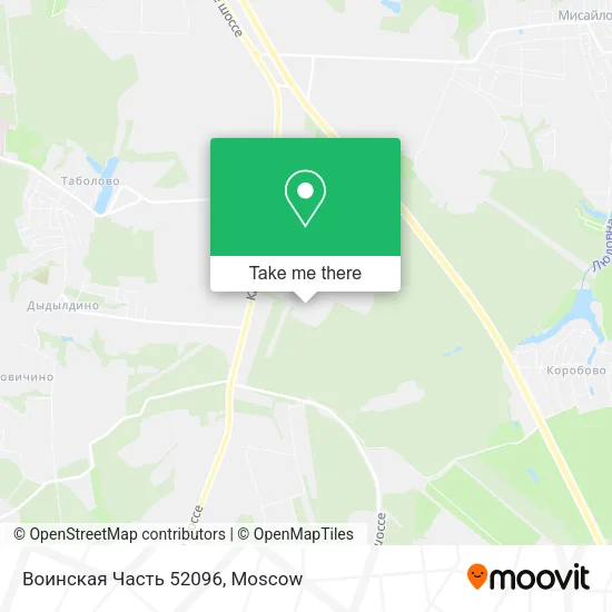 Воинская Часть 52096 map