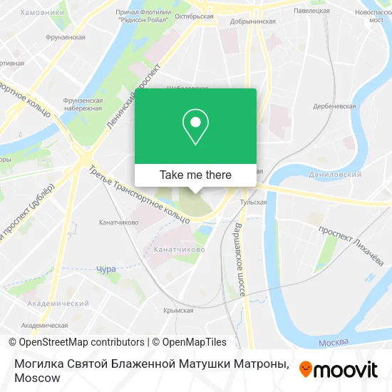 Могилка Святой Блаженной Матушки Матроны map