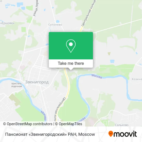 Пансионат «Звенигородский» РАН map
