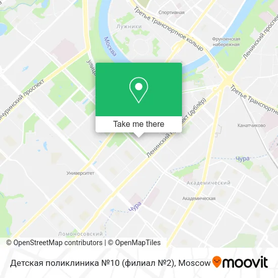 Детская поликлиника №10 (филиал №2) map