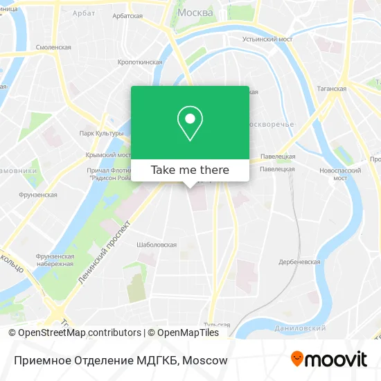 Приемное Отделение МДГКБ map