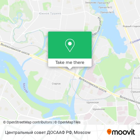 Центральный совет ДОСААФ РФ map