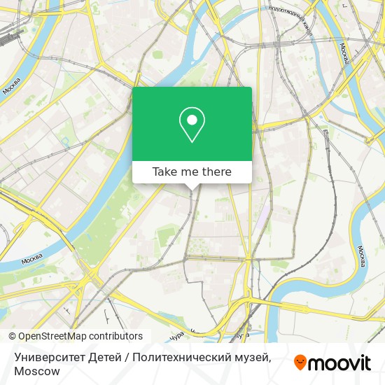 Университет Детей / Политехнический музей map