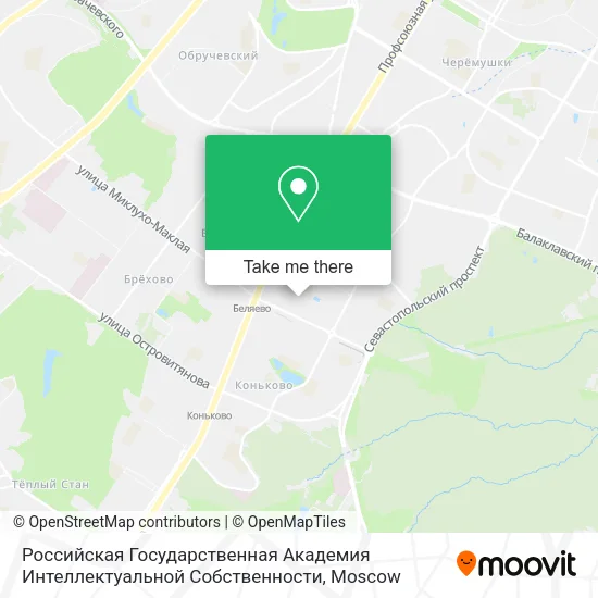 Российская Государственная Академия Интеллектуальной Собственности map