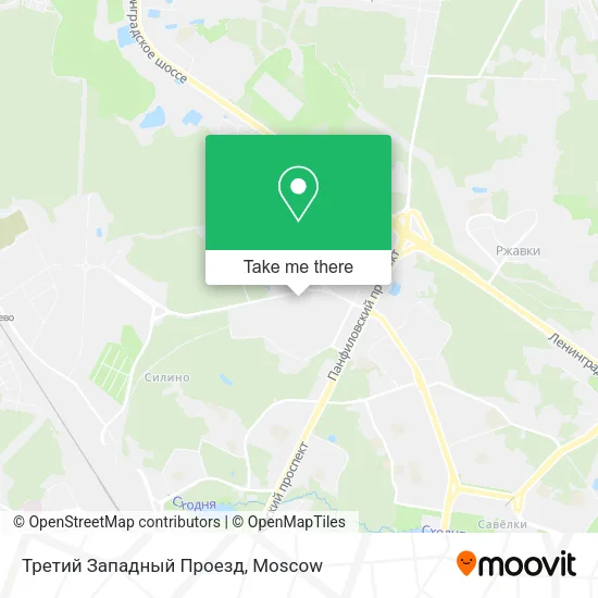 Третий Западный Проезд map