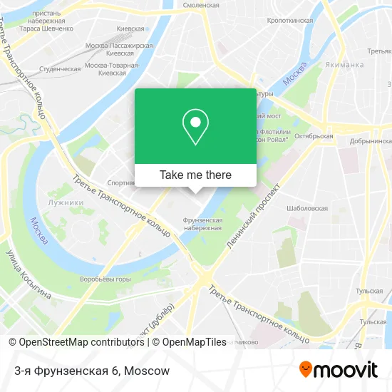 3-я Фрунзенская 6 map