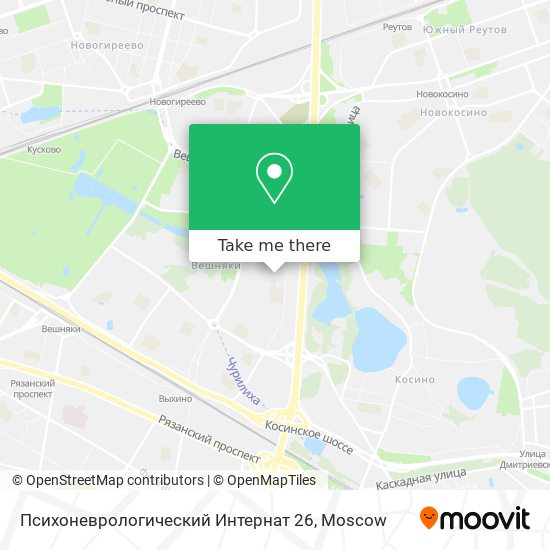 Психоневрологический Интернат 26 map