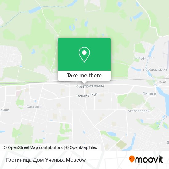 Гостиница Дом Ученых map