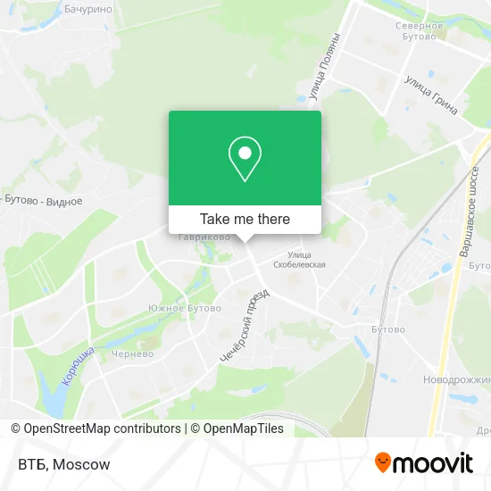 ВТБ map