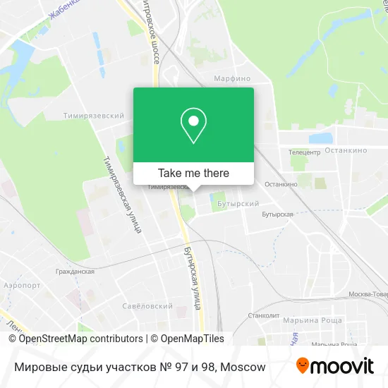 Мировые судьи участков № 97 и 98 map