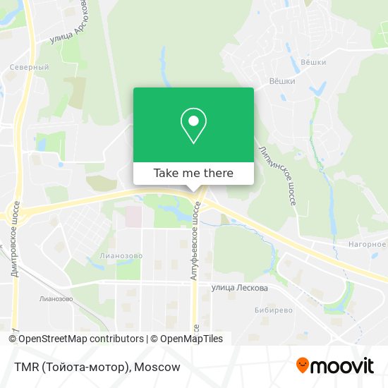 TMR (Тойота-мотор) map