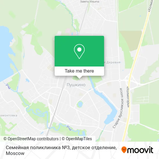 Семейная поликлиника №3, детское отделение map