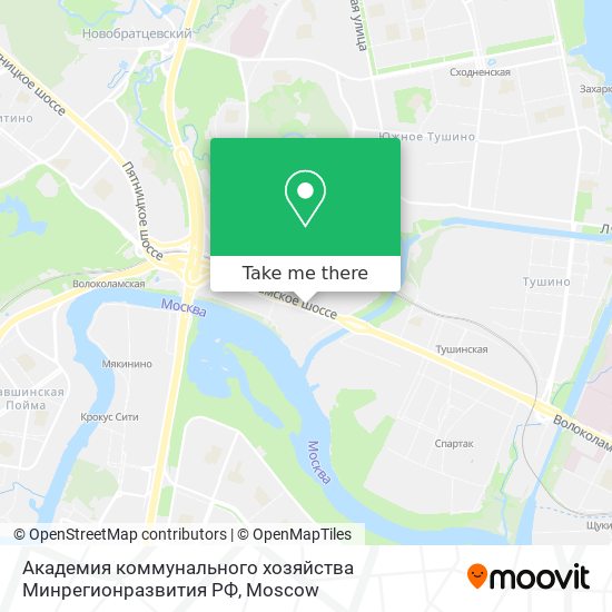 Академия коммунального хозяйства Минрегионразвития РФ map