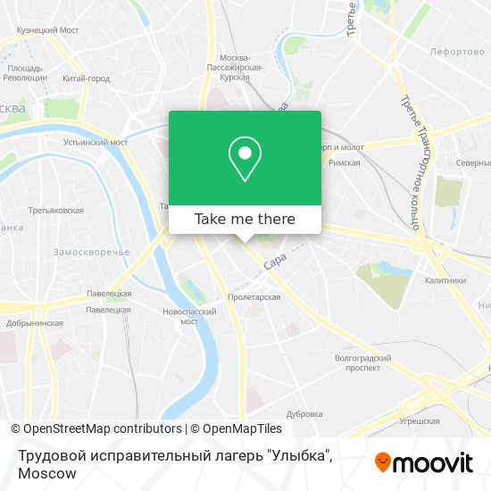 Трудовой исправительный лагерь "Улыбка" map