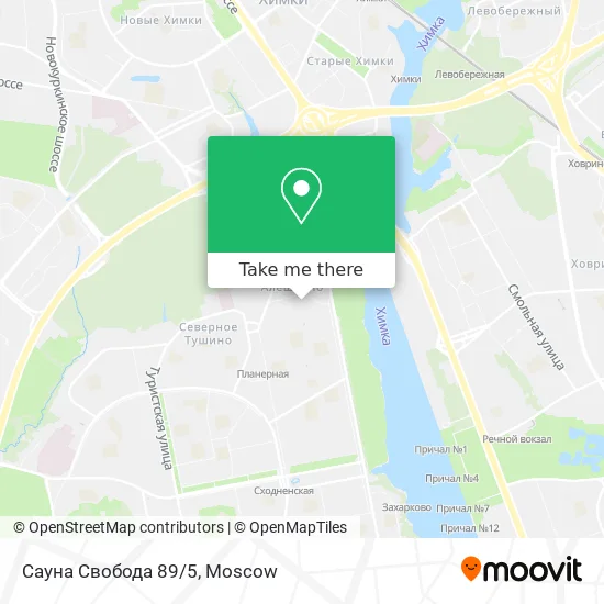 Сауна Свобода 89/5 map