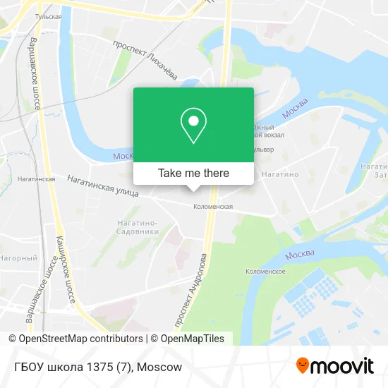 ГБОУ школа 1375 map