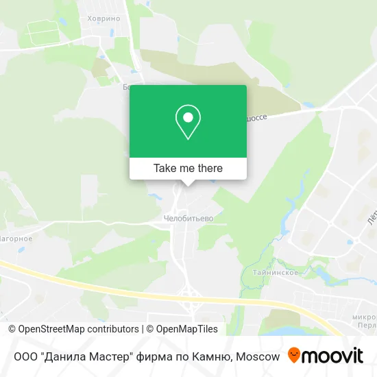 ООО "Данила Мастер" фирма по Камню map