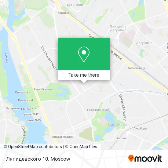 Ляпидевского 10 map