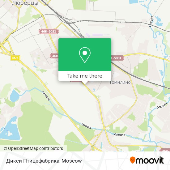 Дикси Птицефабрика map