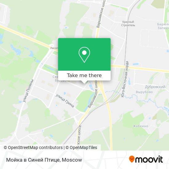 Мойка в Синей Птице map