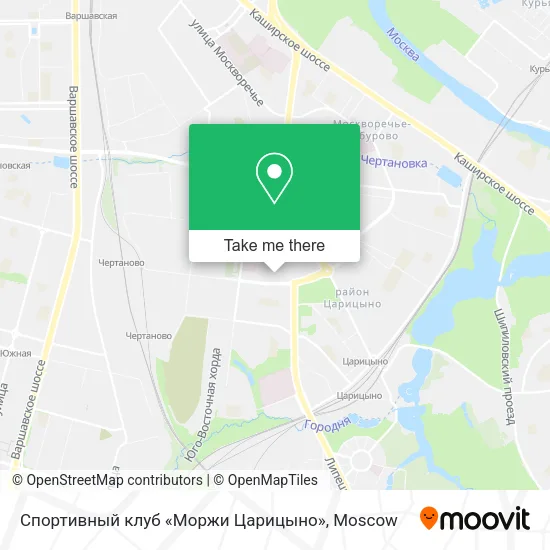 Спортивный клуб «Моржи Царицыно» map