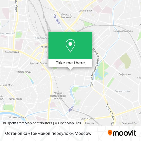 Остановка «Токмаков переулок» map