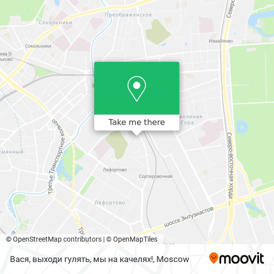 Вася, выходи гулять, мы на качелях! map