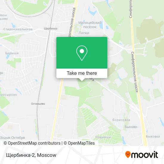 Щербинка-2 map