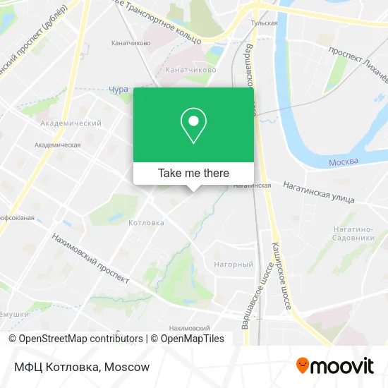 МФЦ Котловка map