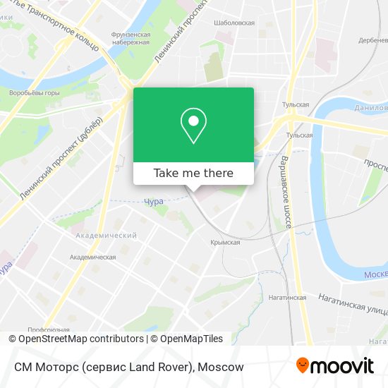 CM Моторс (сервис Land Rover) map