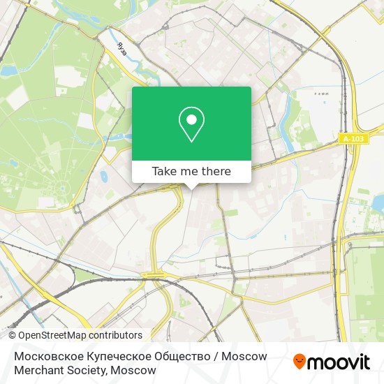 Московское Купеческое Общество / Moscow Merchant Society map