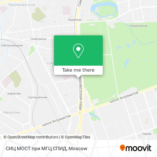 СИЦ МОСТ при МГЦ СПИД map