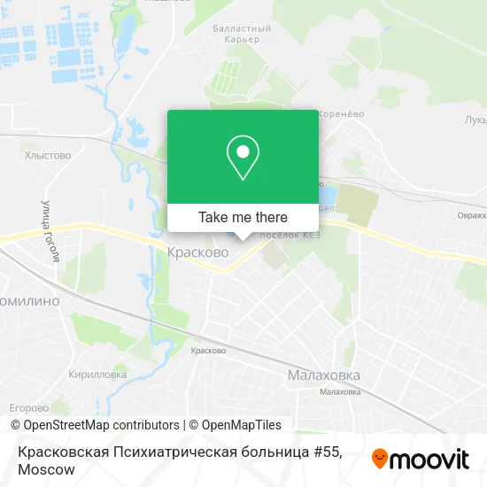 Красковская Психиатрическая больница #55 map