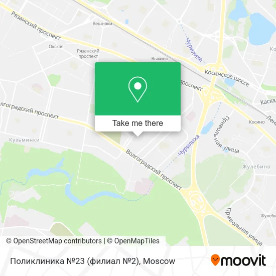 Поликлиника №23 (филиал №2) map