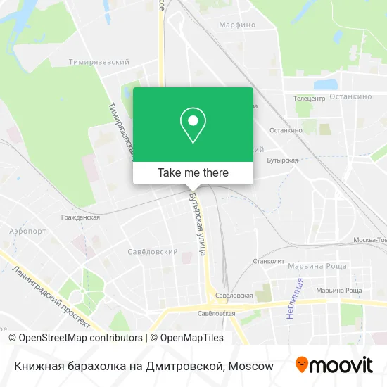 Книжная барахолка на Дмитровской map