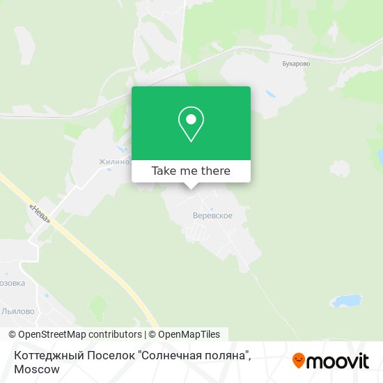 Коттеджный Поселок "Солнечная поляна" map