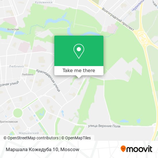 Маршала Кожедуба 10 map