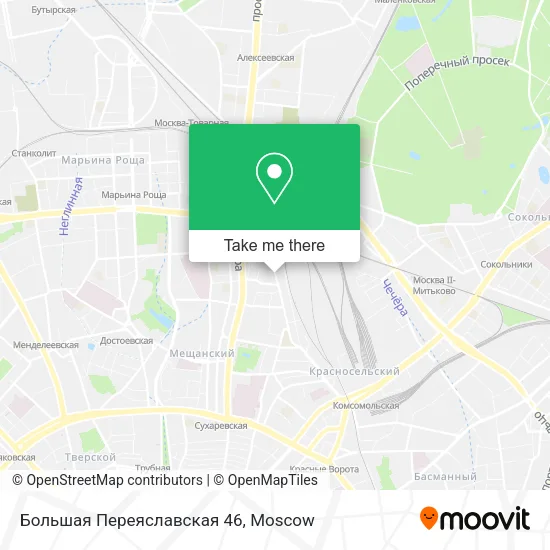 Большая Переяславская 46 map