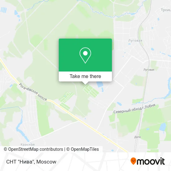 СНТ "Нива" map