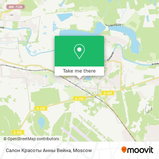 Салон Красоты Анны Вейна map