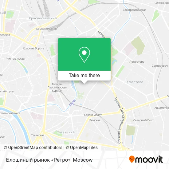 Блошиный рынок «Ретро» map