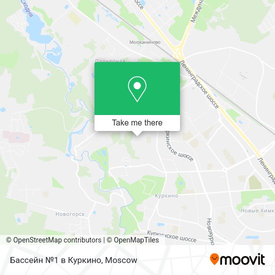 Бассейн №1 в Куркино map